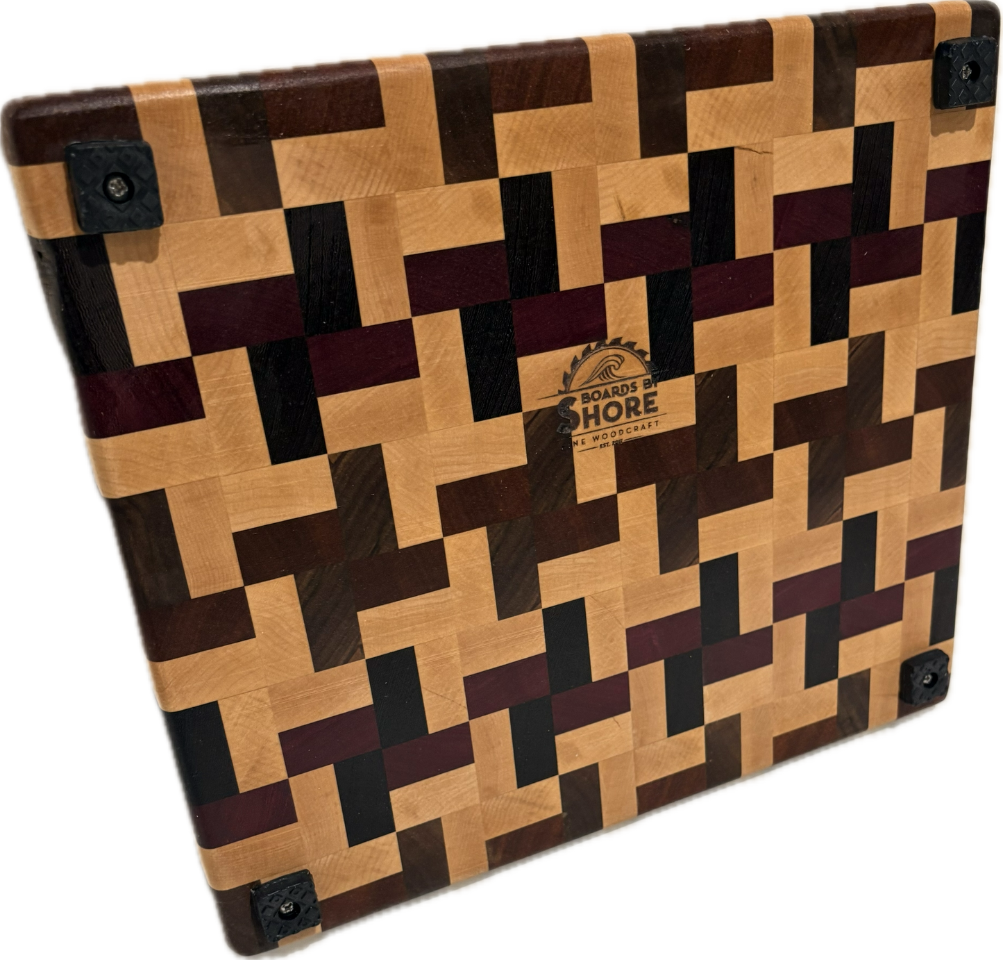 End grain Tetris board Maple/Purpleheart/sapele/walnut/wenge 14.5”x 12.25”x 1.25”