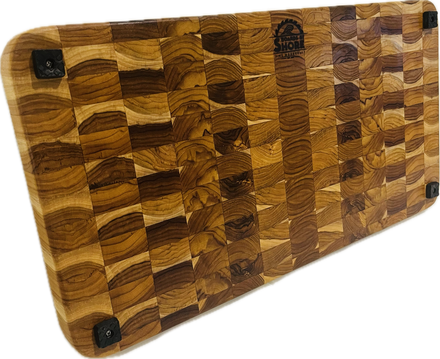 XL Thick Teak End Grain Board 23.75”x 12.5” x 1.625”