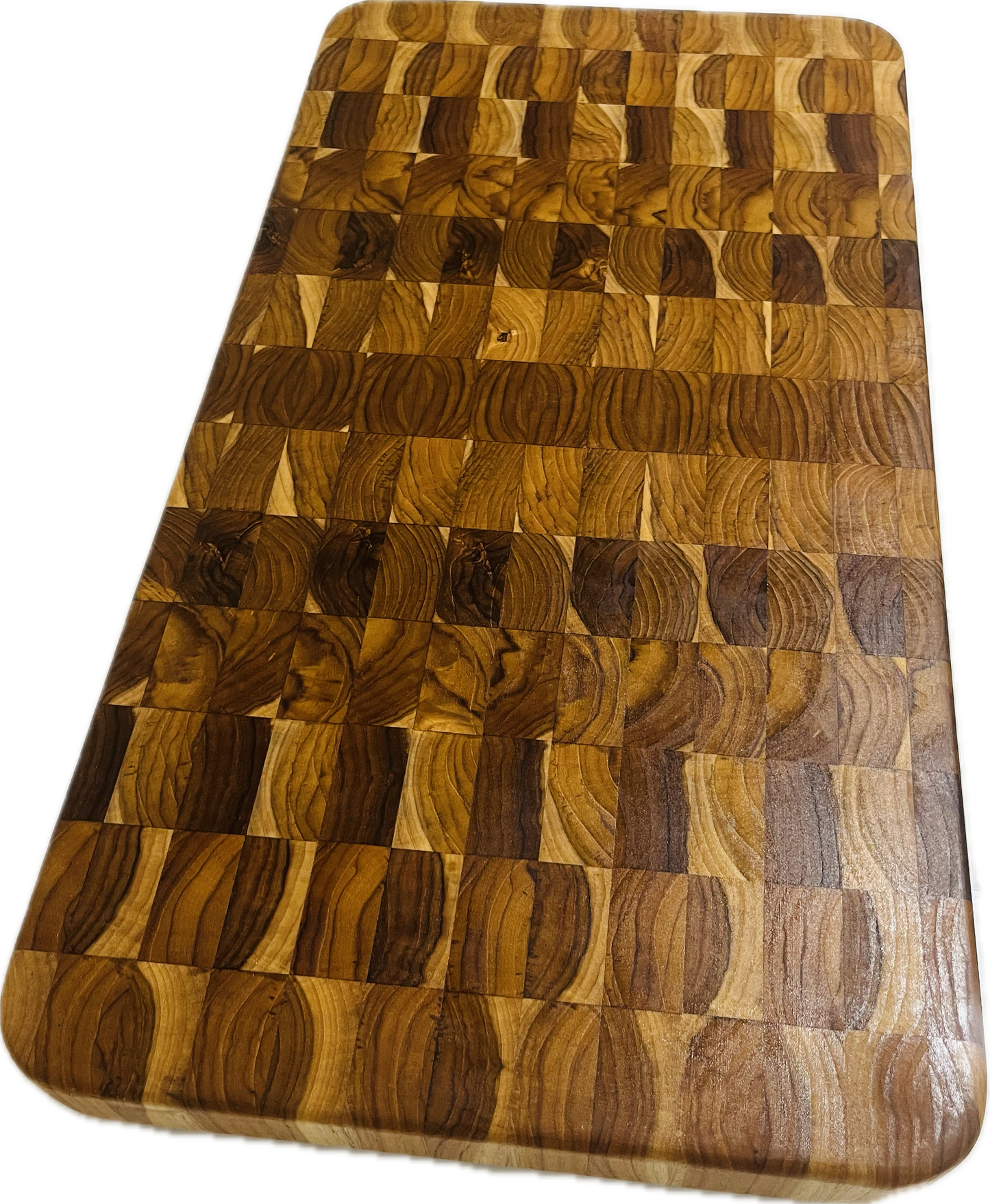 XL Thick Teak End Grain Board 23.75”x 12.5” x 1.625”