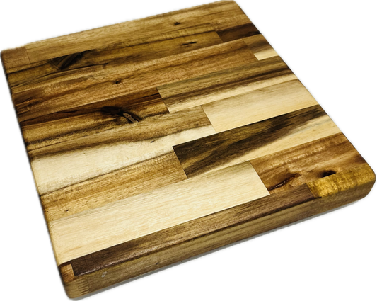 Medium Acacia Butcher Block Board 12.5”x 12”x 1.5”