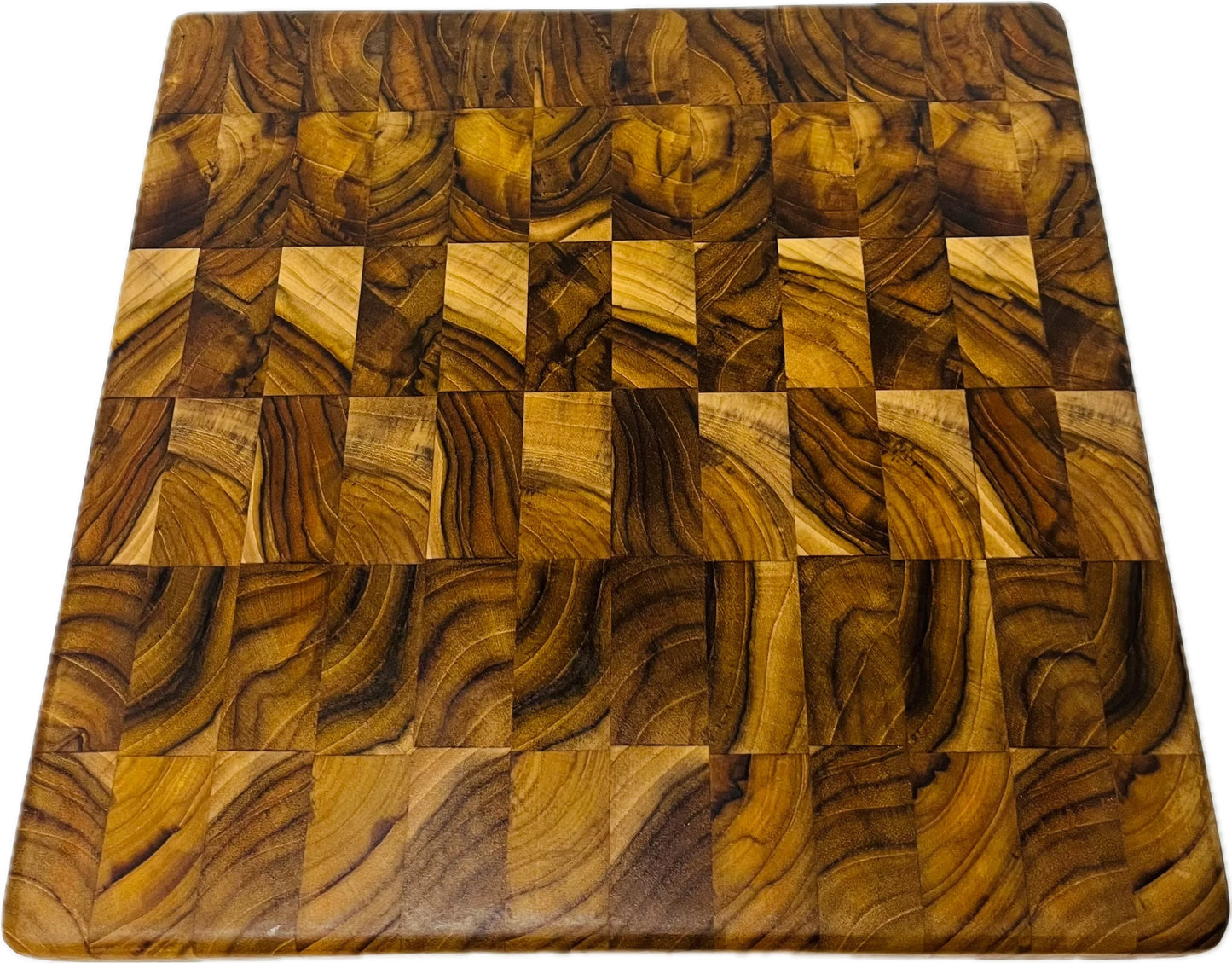 Thick Teak End Grain Board 12.5”x 11.75” x 1.625”