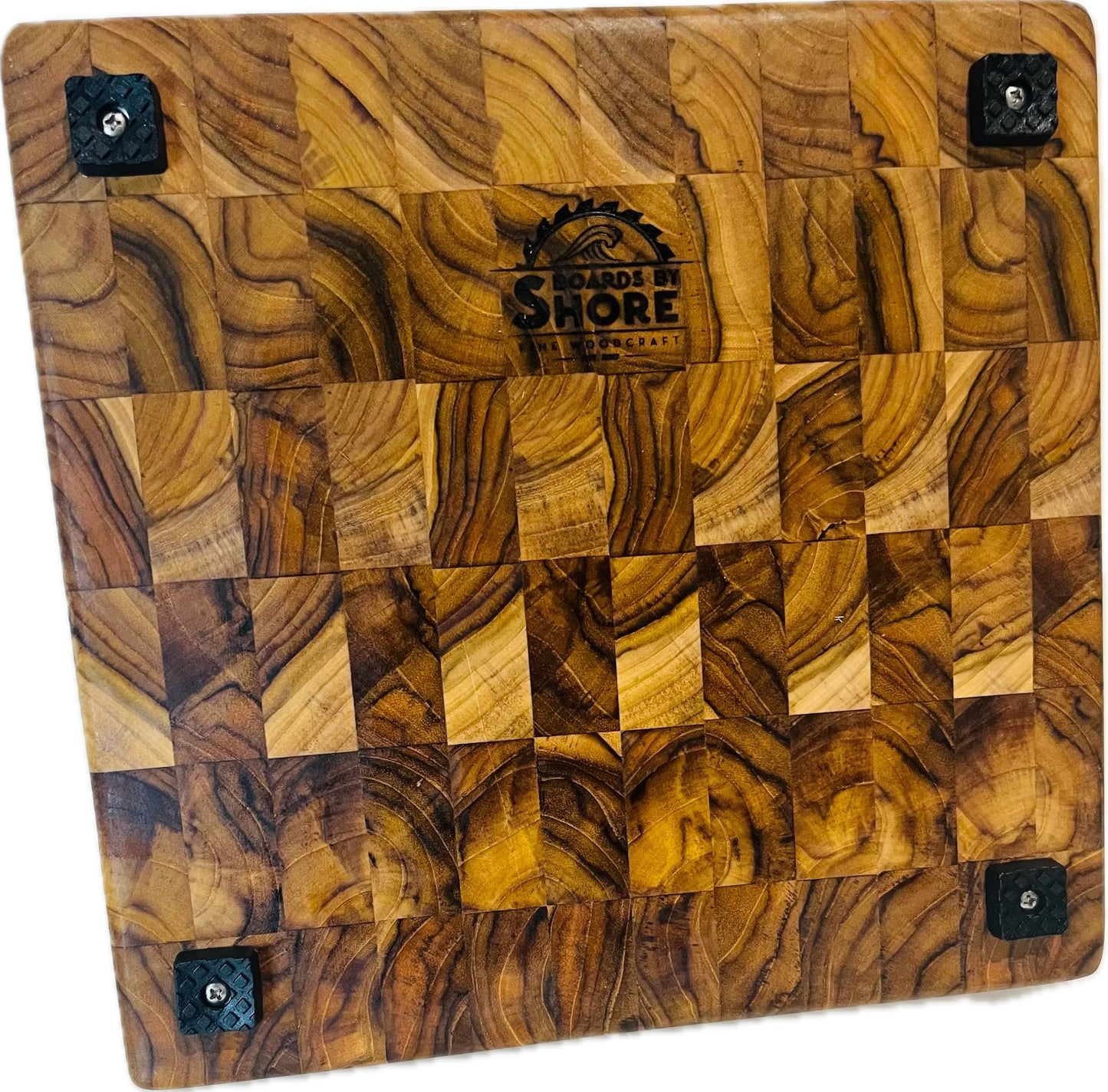 Thick Teak End Grain Board 12.5”x 11.75” x 1.625”